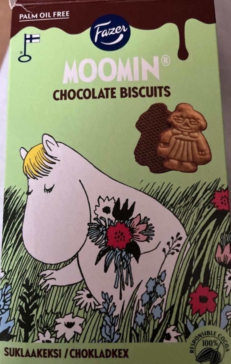 Фото - Moomin chocolate biscuits Fazer