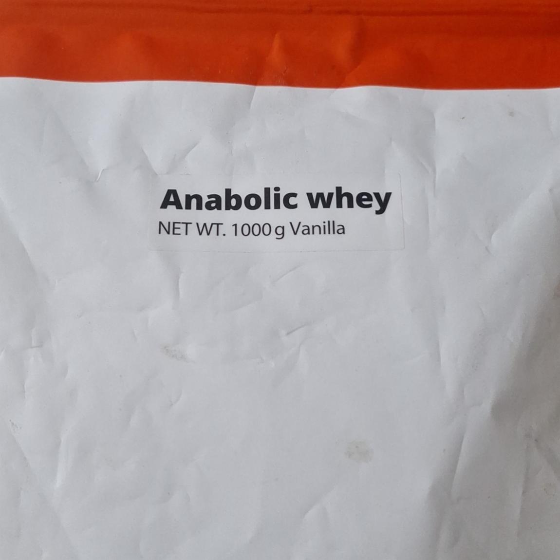 Фото - Anabolic Whey protein vanilka GymBeam