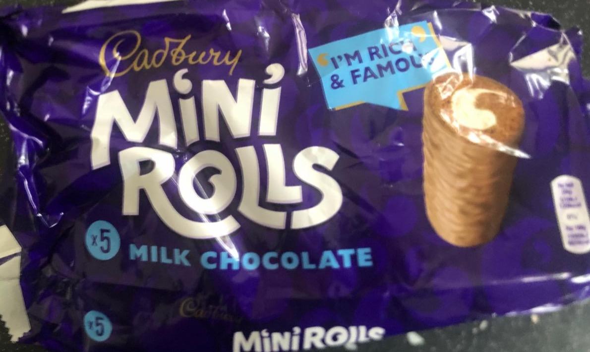 Фото - Mini rolls milk chocolate Cadbury