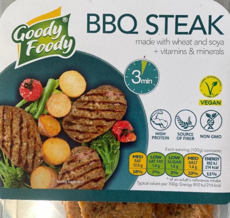 Фото - Bbq steak made with wheat and soya Goody Foody