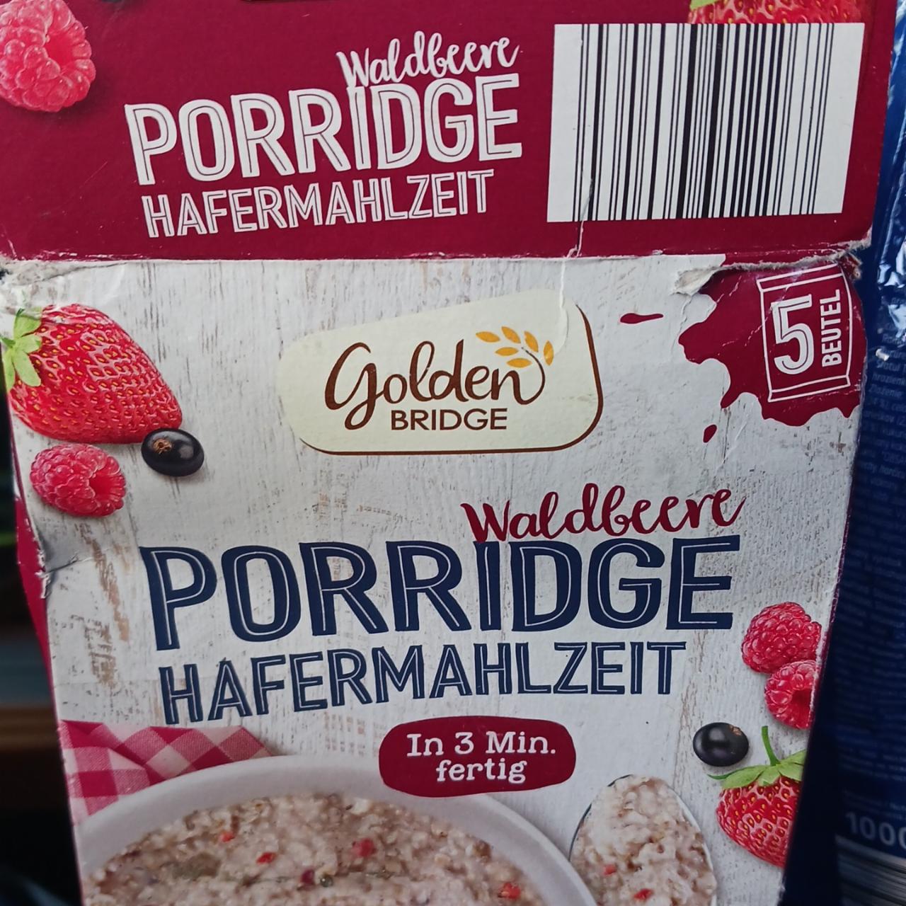 Фото - Porridge Hafermahlzeit Waldbeere Golden Bridge