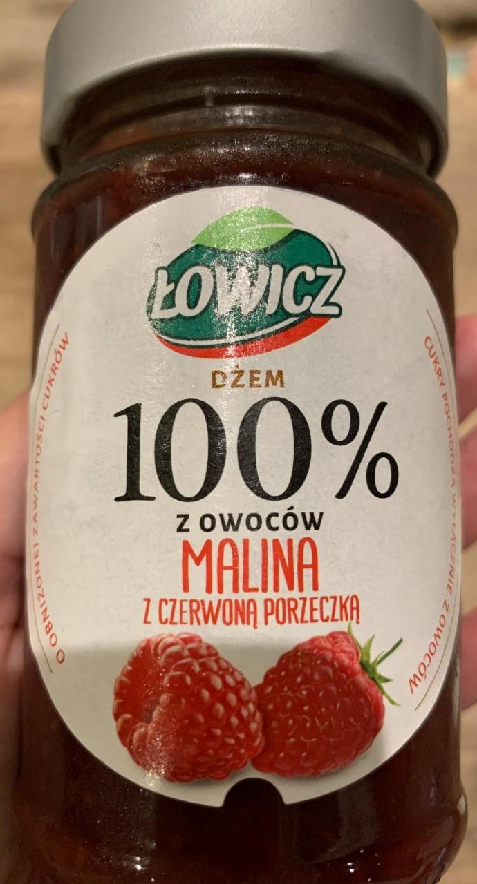 Фото - 100% z owoców dżem Malina z czerwoną porzeczką Łowicz