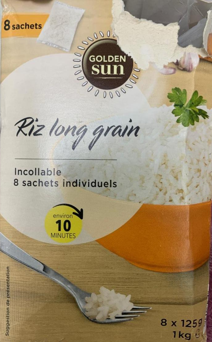 Фото - Riz long grain Golden Sun