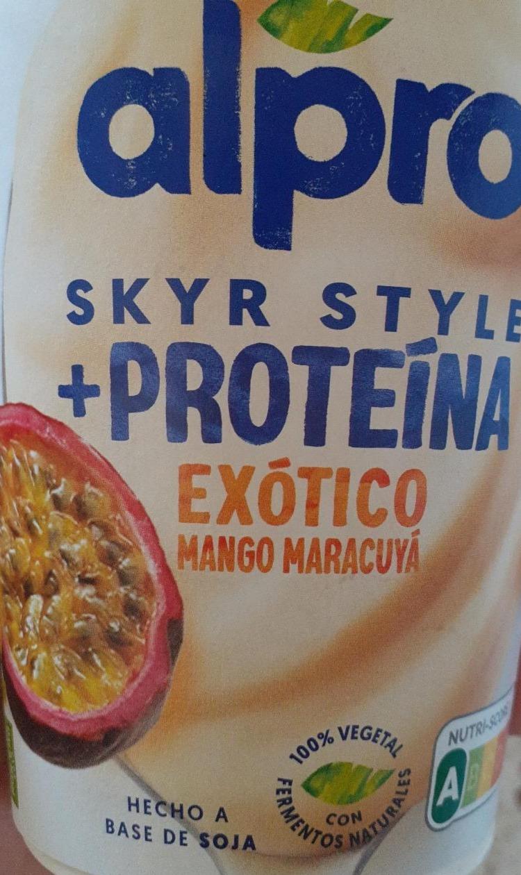 Фото - Skyr style + proteina exotico mango maracuya alpro