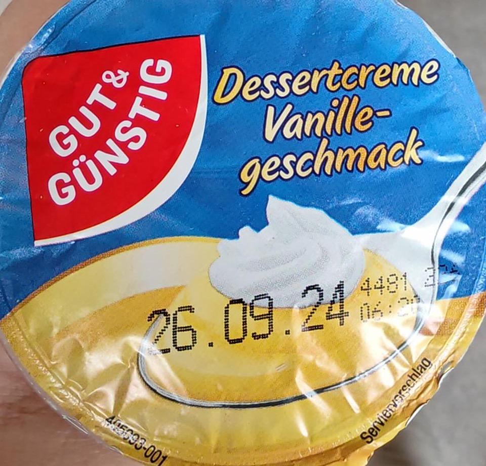 Фото - Dessertcreme vanille geschmack Gut&Günstig