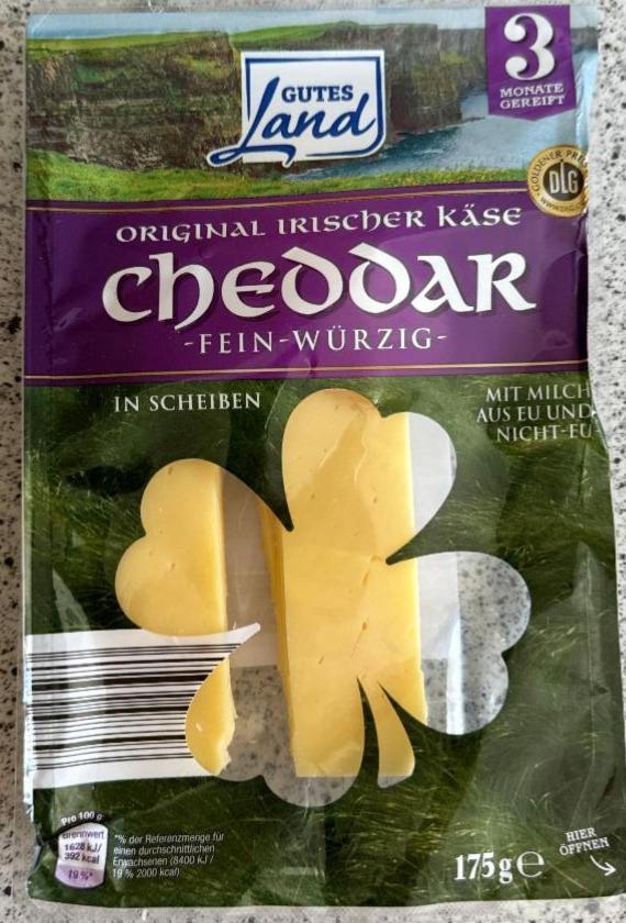 Фото - Original irischer Käse Cheddar Gutes Land