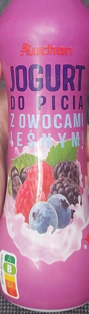 Фото - Jogurt do picia s owocami leśnymi Auchan