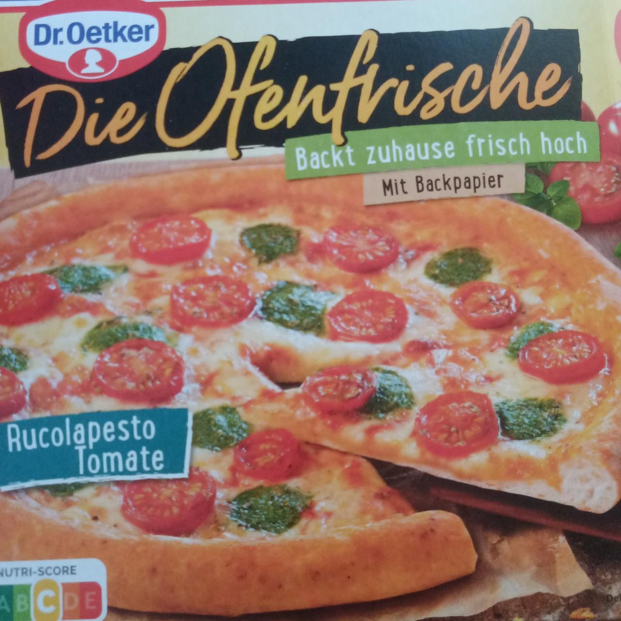 Фото - Pizza Rucolapesto Tomate Dr. Oetker