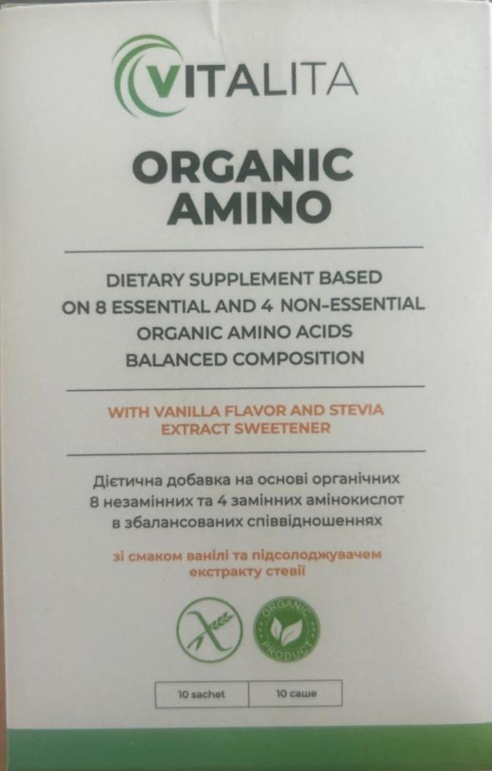 Фото - Дієтична добавка Organic Amino Vitalita