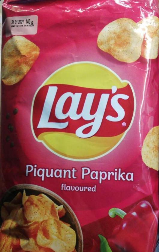 Фото - Чіпси картопляні Piquant Paprika Lays