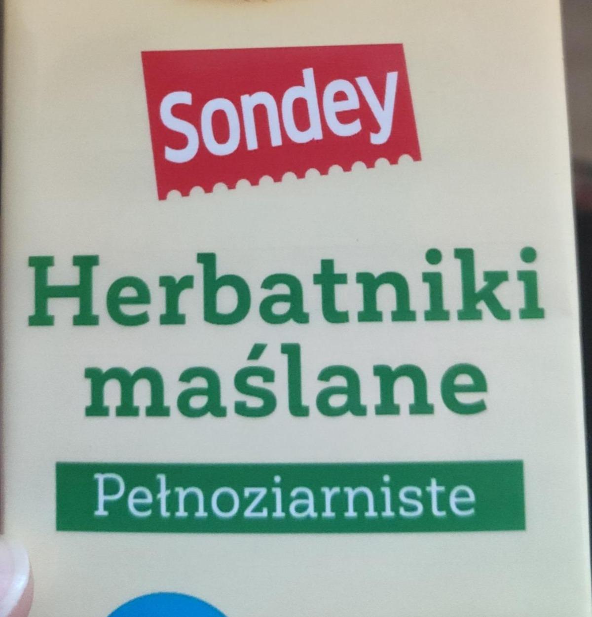 Фото - Herbatniki maślane pełnoziarniste Sondey