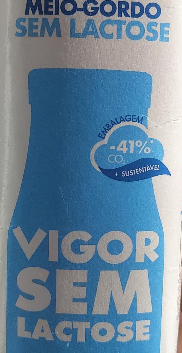 Фото - Leite meio gordo resco sem lactose Vigor