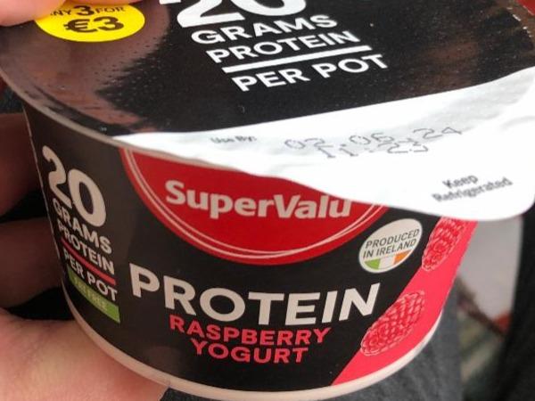 Фото - Йогурт протеїновий зі смаком малини High Protein Raspberry Yogurt SuperValu