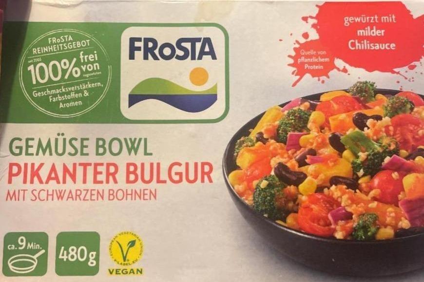 Фото - Gemüse Bowl Pikanter Bulgur mit schwarzen Bohnen Frosta