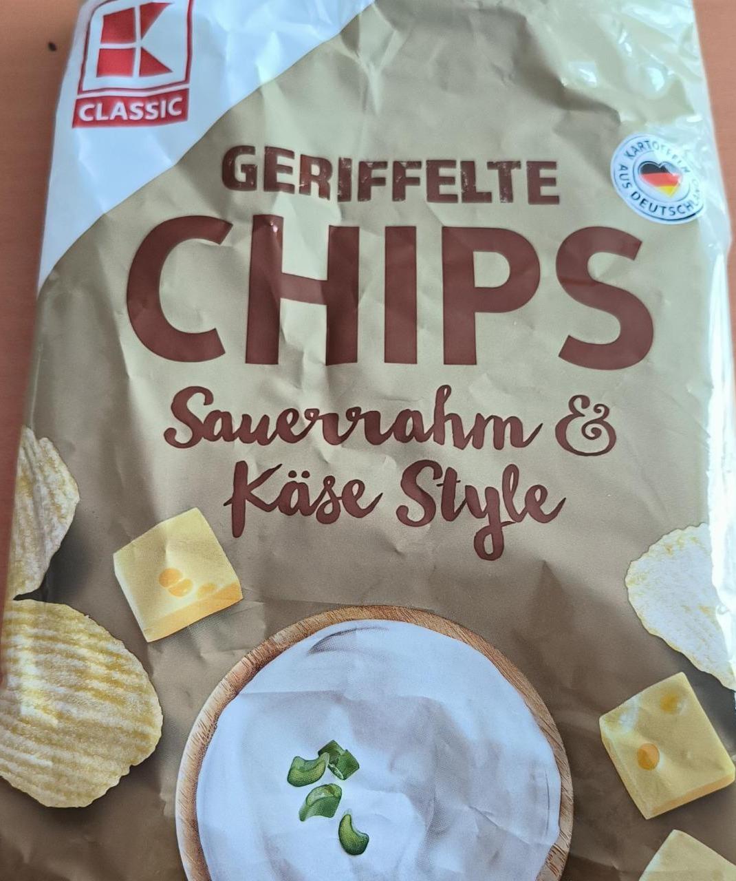 Фото - Geriffelte Chips Sauerrahm & Kase Style K-Classic