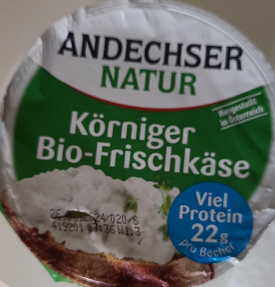 Фото - Körniger bio frischkäse Andechser natur