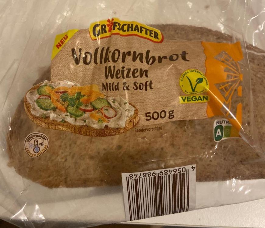 Фото - Vollkornbrot weizen mild & soft Grafschafter