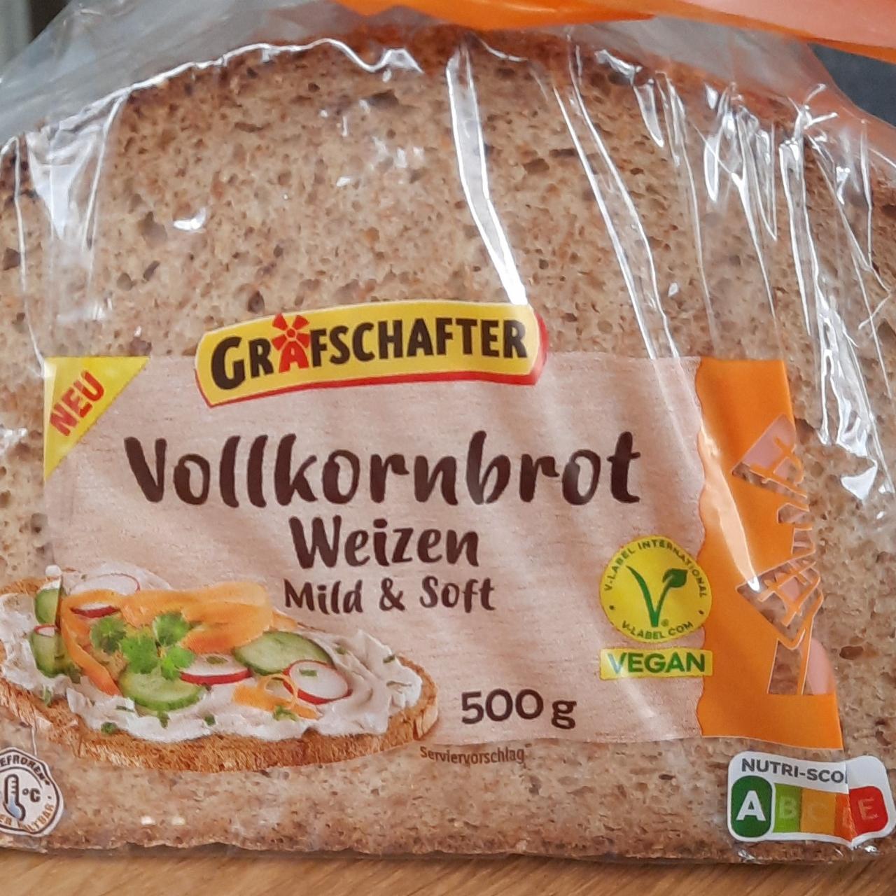 Фото - Vollkornbrot weizen mild & soft Grafschafter