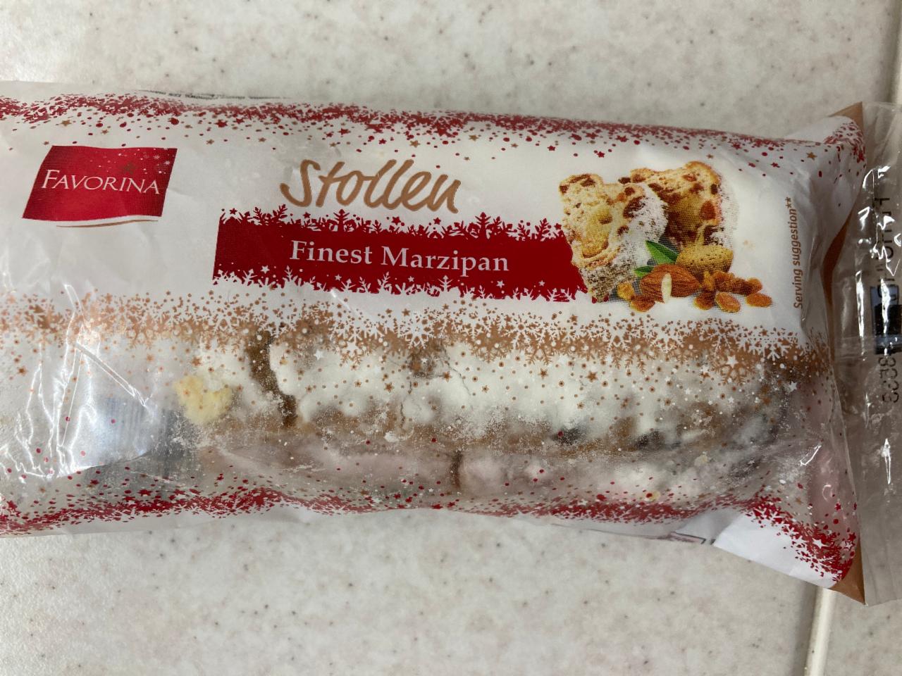 Фото - Марципановий штрудель з родзинками і цукатами Stollen Finest Marzipan Favorina