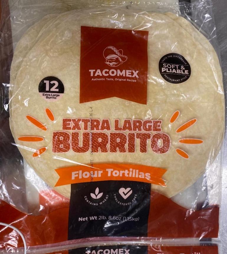 Фото - Тортілья Extra Large Burrito Tacomex