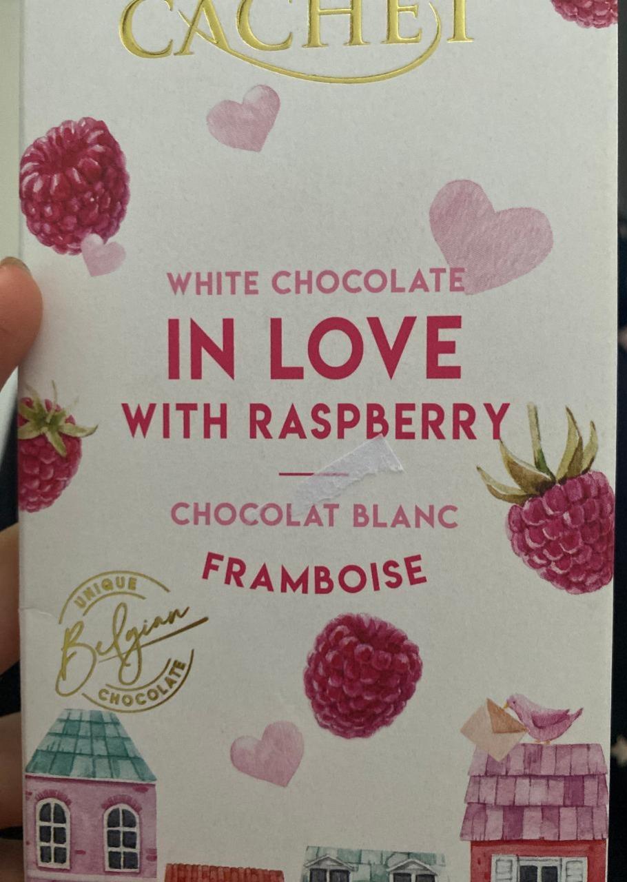 Фото - White Chocolate In Love With Raspberry Chocolat Blanc Framboise Cachet