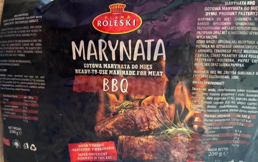 Фото - Marynata BBQ gotowa Roleski