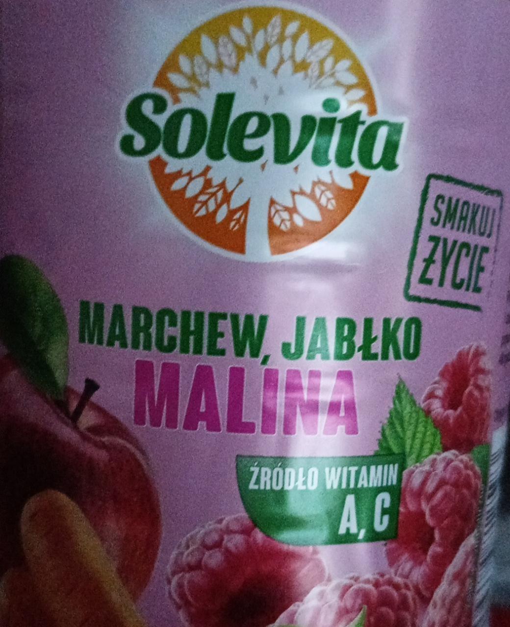 Фото - Nektar marchew-jabłko-malina Solevita