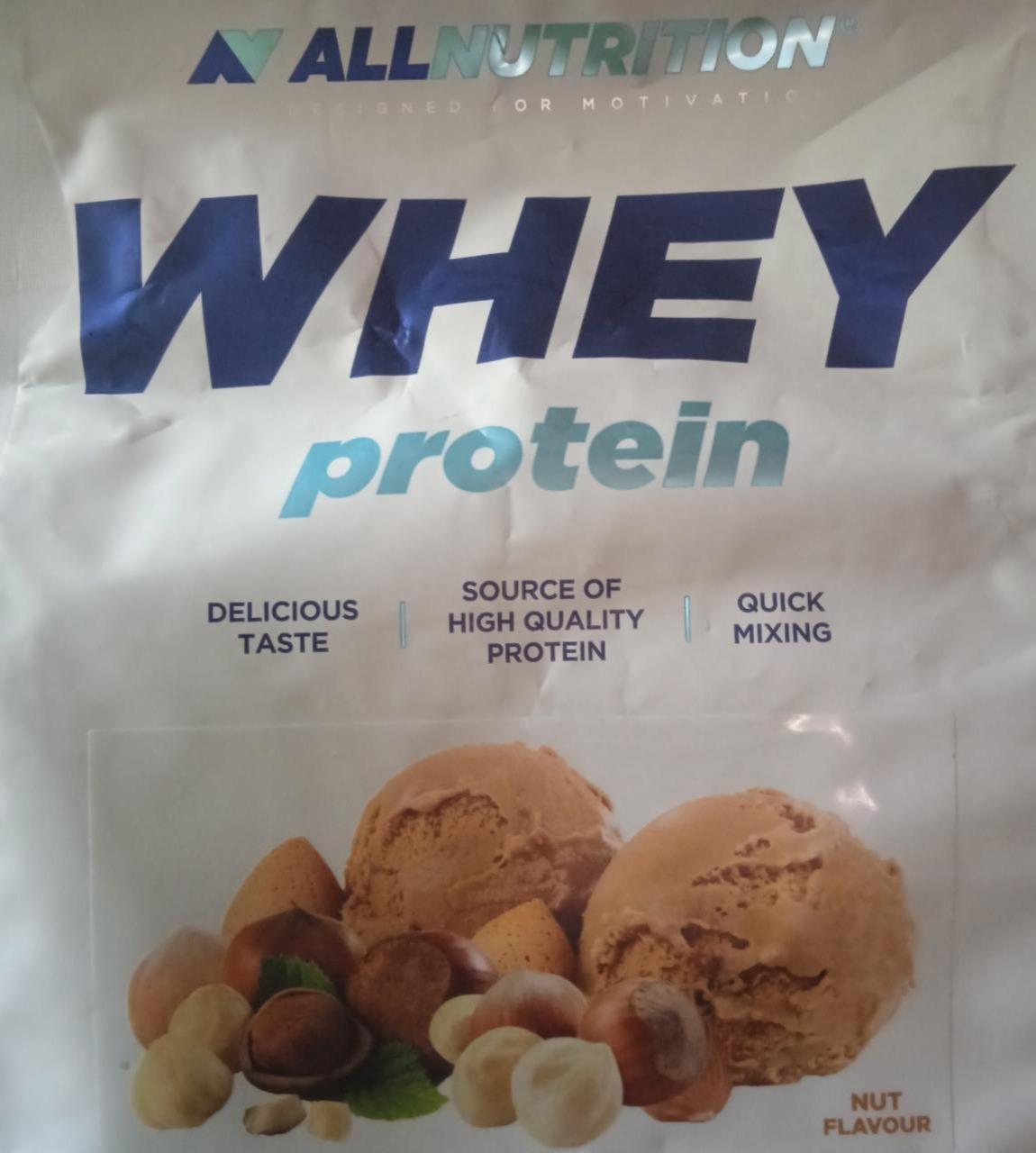 Фото - Whey Protein Nut flavor Allnutrition