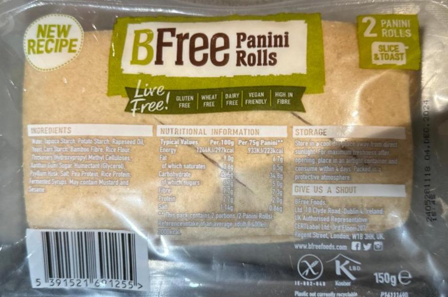 Фото - Authentic grilled panini rolls BFree