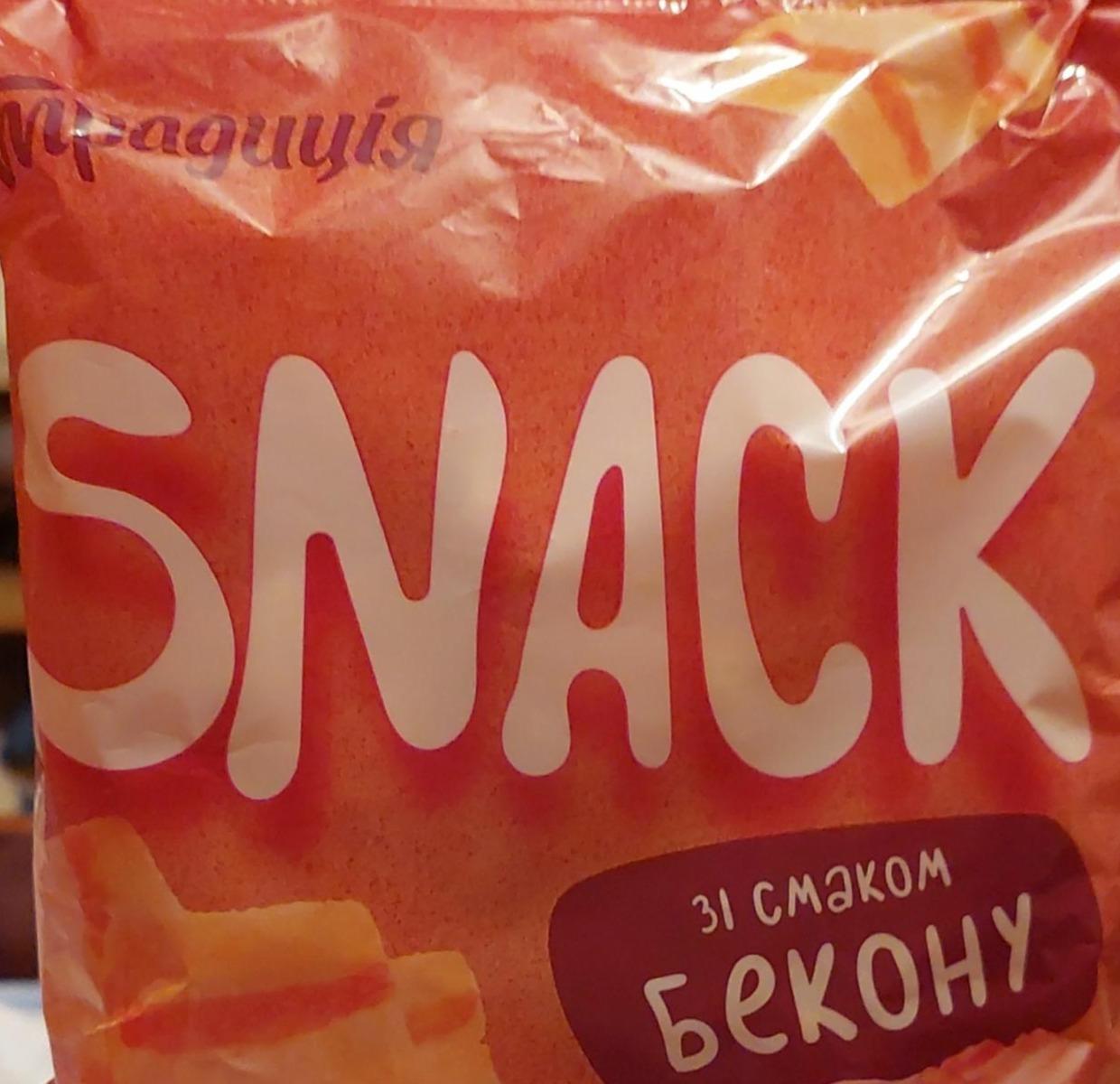 Фото - Снеки пшеничні зі смаком бекону Snack Традиція