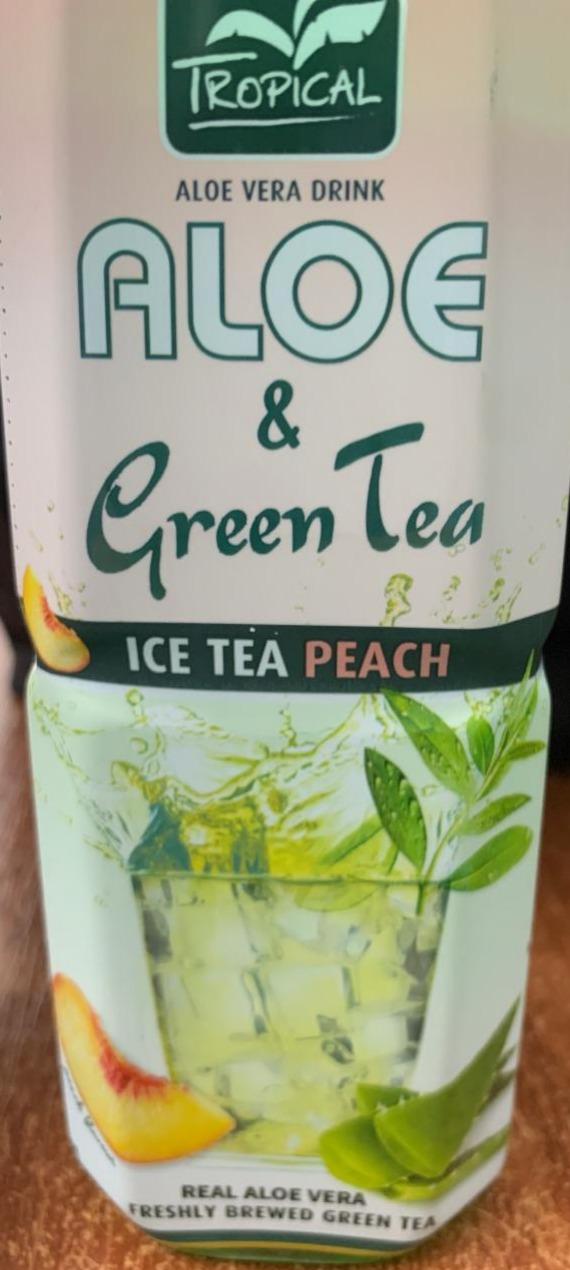 Фото - Aloe & green tea ice tea peach Tropical