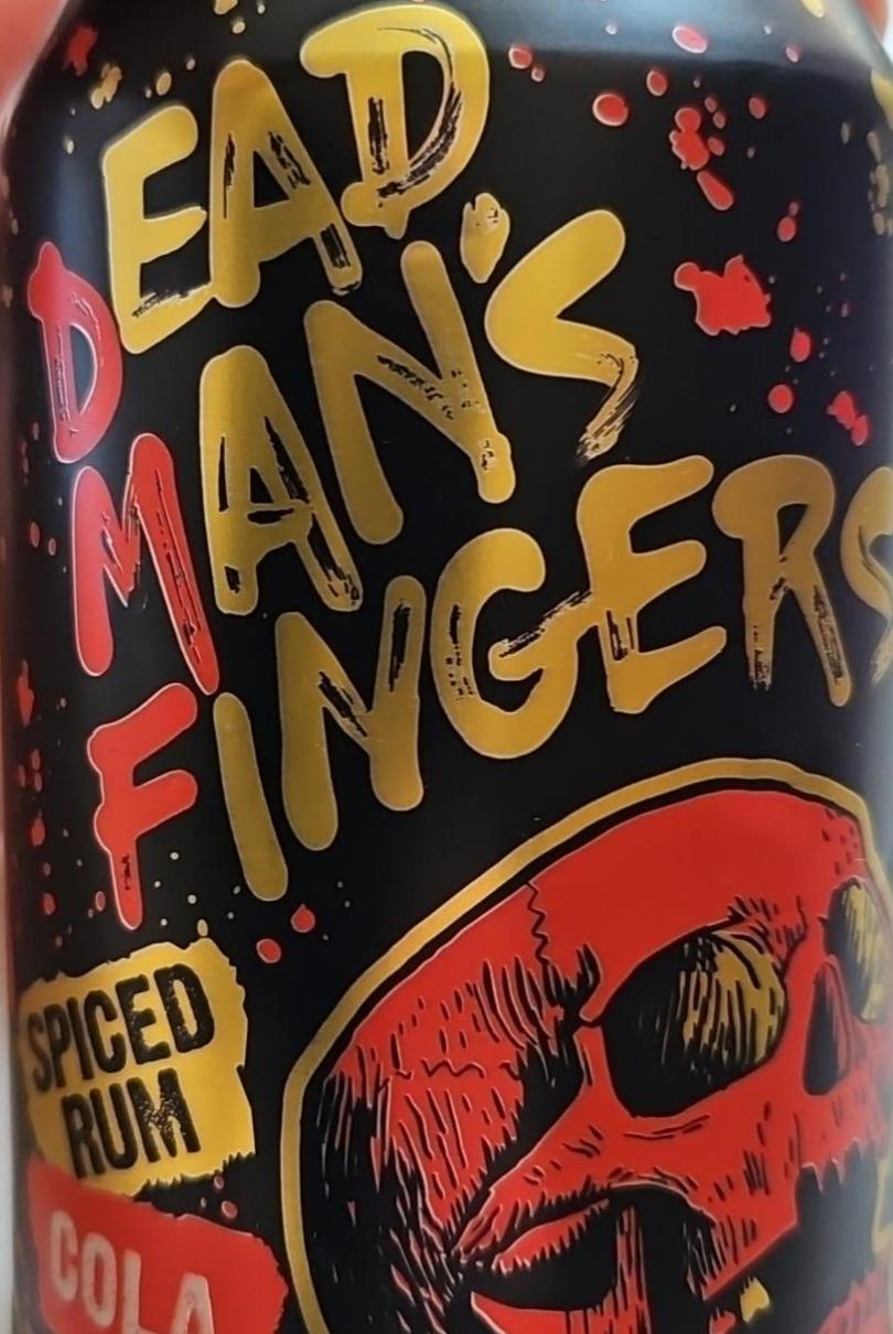 Фото - Spiced rum cola Dead Man's Fingers