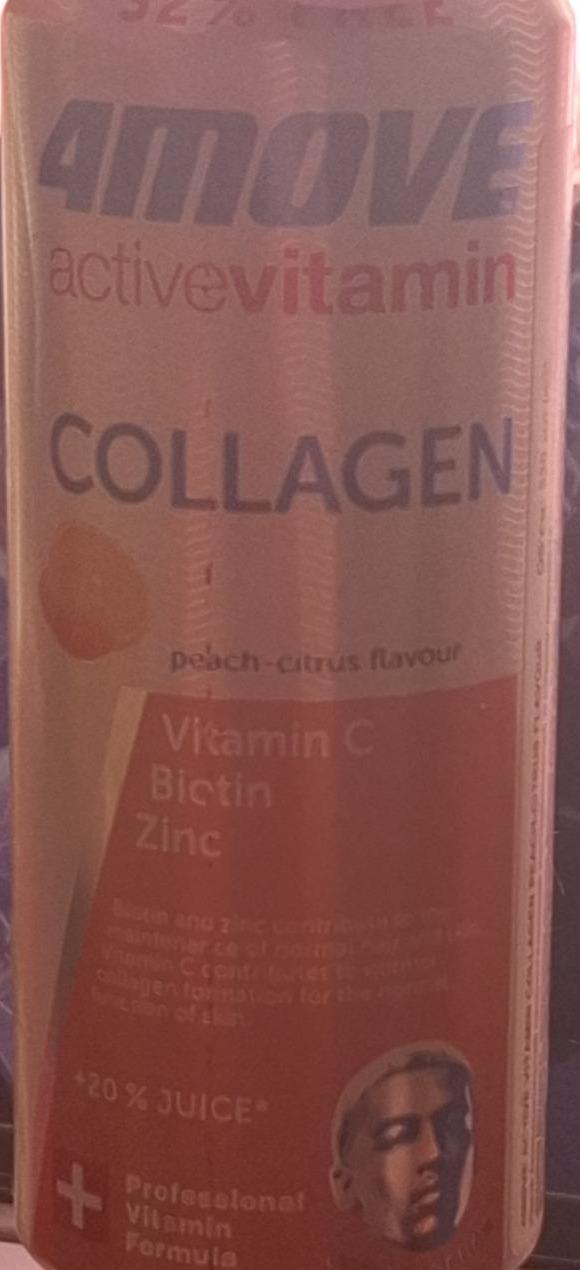 Фото - Active Vitamin Collagen Peach-Citrus Flavour Non Carbonated Drink 4Move