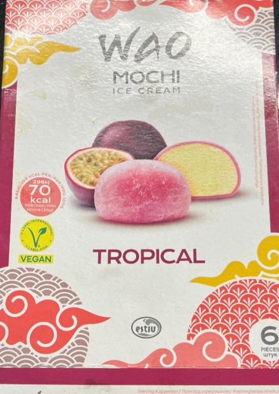 Фото - Десерт з сорбетом з тропічних фруктів в рисовому тісті Wao Mochi