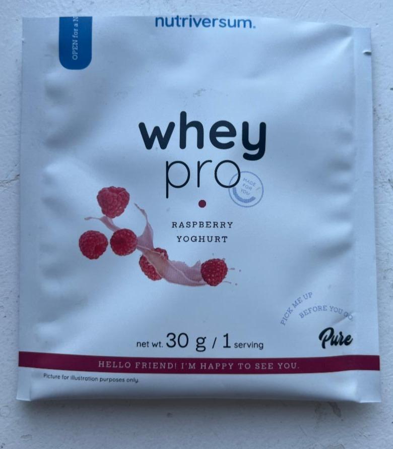 Фото - Протеїн Whey Pro Raspberry Yoghurt Nutriversum