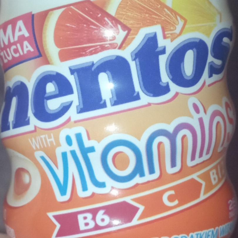 Фото - Vitamins Sugarfree Citrus Flavoured Chewing Mentos