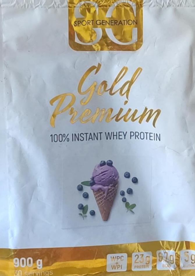 Фото - Gold premium 100% instant whey protein Sport Generation