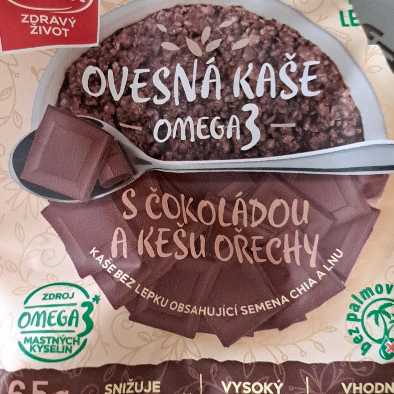 Фото - Ovesná kaše omega 3 s čokoládou a kešu ořechy Semix