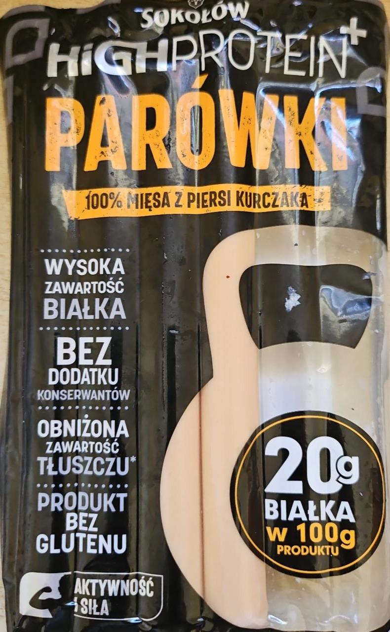 Фото - Parowki 100% miesa z piersi kurcaka High Protein Sokolow