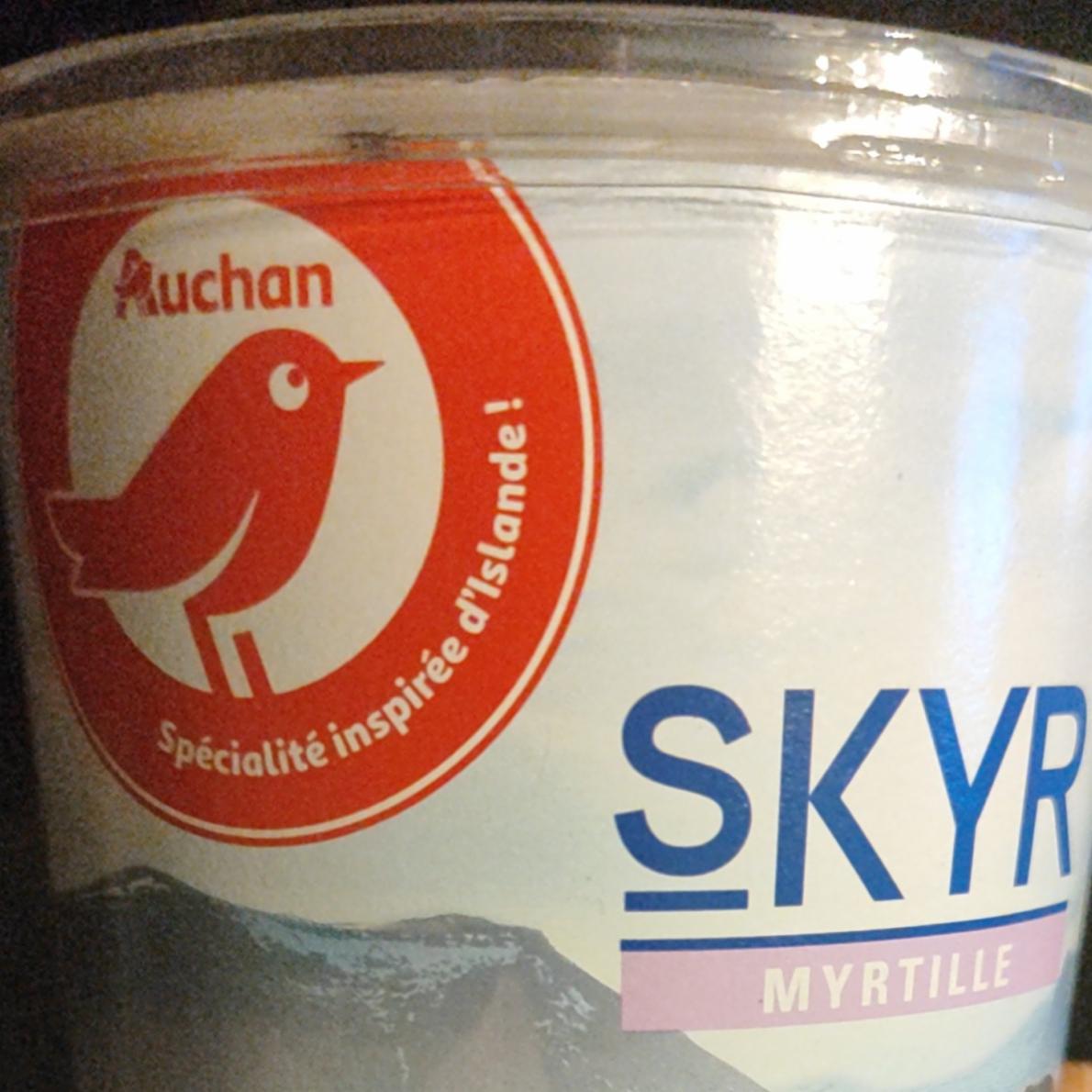 Фото - Йогурт Skyr Чорничний Auchan