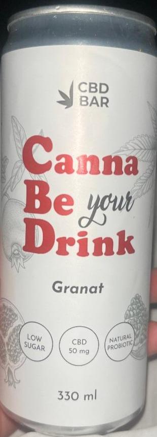 Фото - Комбуча Canna Be Your Drink Granat CBD Bar