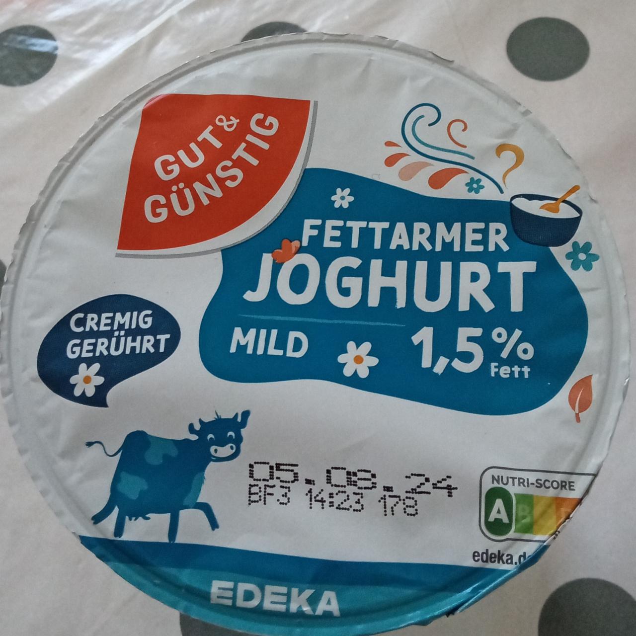 Фото - Fettarmer Joghurt Mild Gut & Gunsting