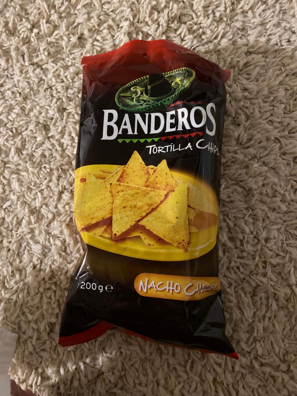 Фото - Чіпси з тортильї Nacho Cheese Tortilla Chips Banderos