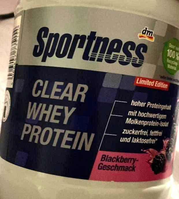 Фото - Clear whey protein blackberry-geschmack Sportness