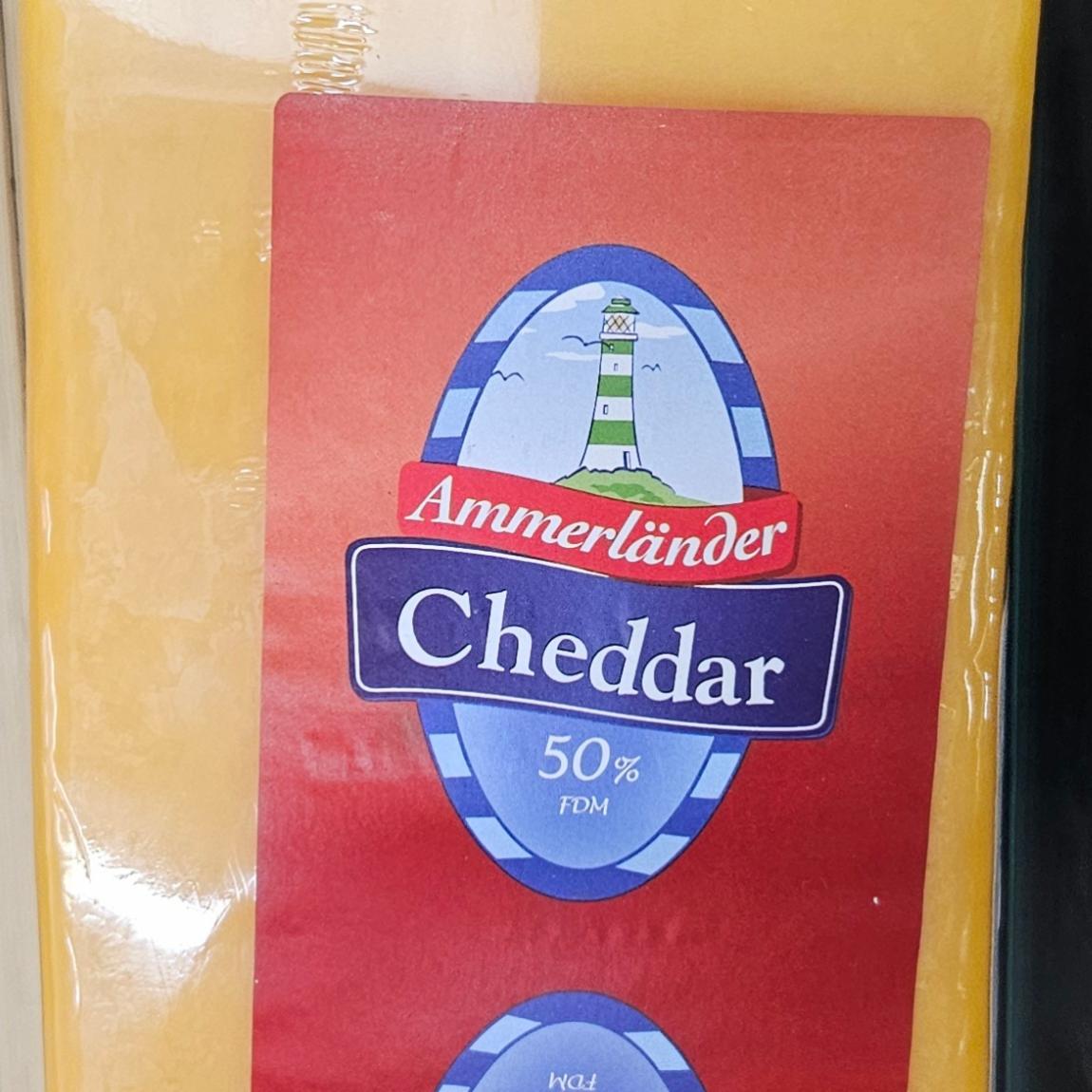 Фото - Сир твердий 50% Cheddar Ammerlander