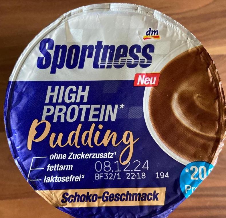 Фото - Proteinpudding schoko dm Sportness