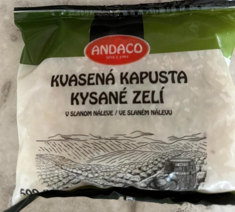 Фото - Kvašená kapusta kysané zelí Andaco