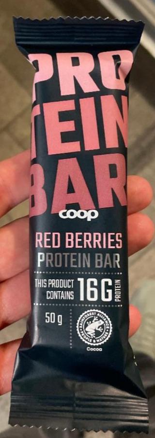 Фото - Protein bar red berries Coop