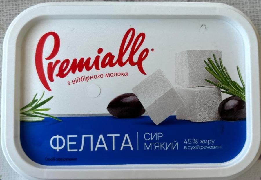 Фото - Сир 45% м'який Фета Premialle