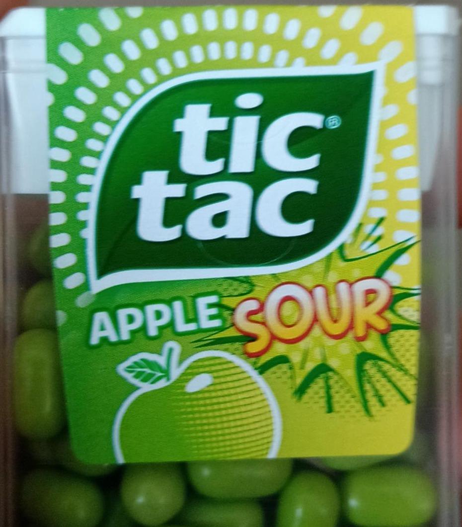 Фото - Драже Apple Sour Tic Tac